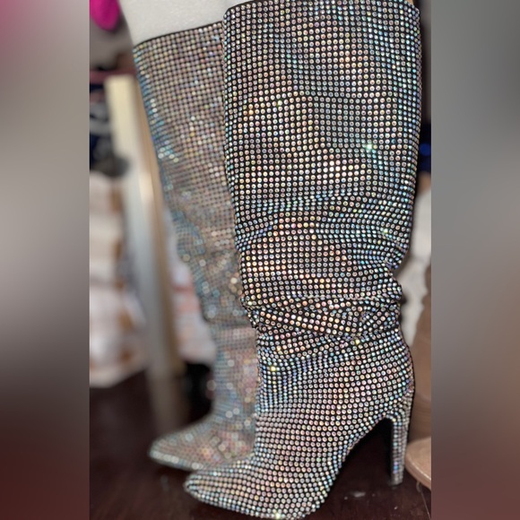 Steve Madden rhinestone boots - Picture 11 of 14